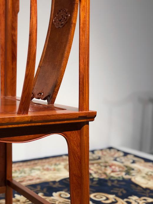 红桥红 家具严选  缅甸花梨(大果紫檀）  【螭龙圈椅三件套】 商品图8