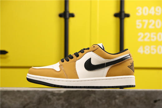 乔丹/Air Jordan aj1 AJ1 乔丹1代 乔1 乔1低帮系列 Air Jordan 1 low "Lakers"黑珍珠白蓝红彩绘白金红蓝白白黄白灰尼克斯麦黄 商品图0