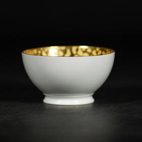 龙德堂陶艺 范泽锋烧 星月 大刻金釉盏 (库存请咨询客服)