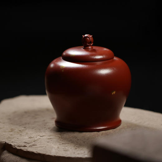 龙德堂陶艺 幻莲 紫砂 茶叶罐(库存请咨询客服) 商品图0