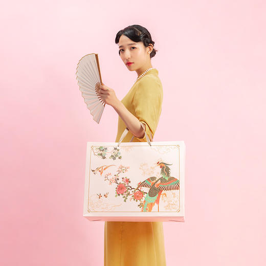 奥唯 ·「百鸟朝凤」国风系列餐具，碗盘家用碗碟景德镇餐具 商品图7