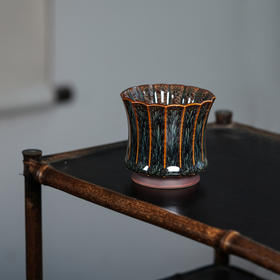 龙德堂陶艺 范泽锋烧 《回忆星月天目盏》 (库存咨询客服)