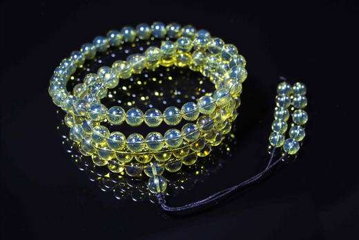 百八烦恼风·墨西哥蓝珀虫珀108佛珠 收藏级别 商品图1