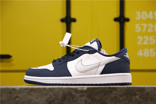 aj1 AJ1 乔丹1代 乔1低帮系列 Nike  x Air Jordan 1 Low 荧光绿北卡蓝白蓝 商品图0