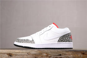 乔丹/Air Jordan aj1 AJ1 乔丹1代 乔1 乔1低帮系列 Air Jordan 1 Phat Low 黑水泥爆裂纹白水泥爆裂纹
