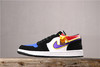 aj1 AJ1 乔丹1代 乔1 乔1低帮系列Air Jordan 1 Low 黑紫金蓝勾 粉脚趾黑紫金紫勾 商品缩略图2