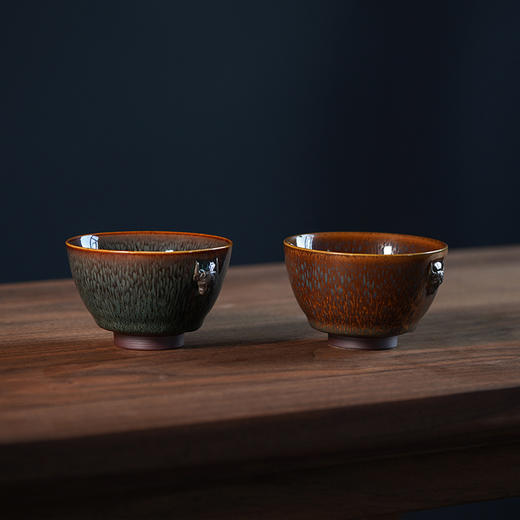 龙德堂陶艺 范泽锋烧 星月 天目盏《相十二·劳德》库存请咨询 商品图0