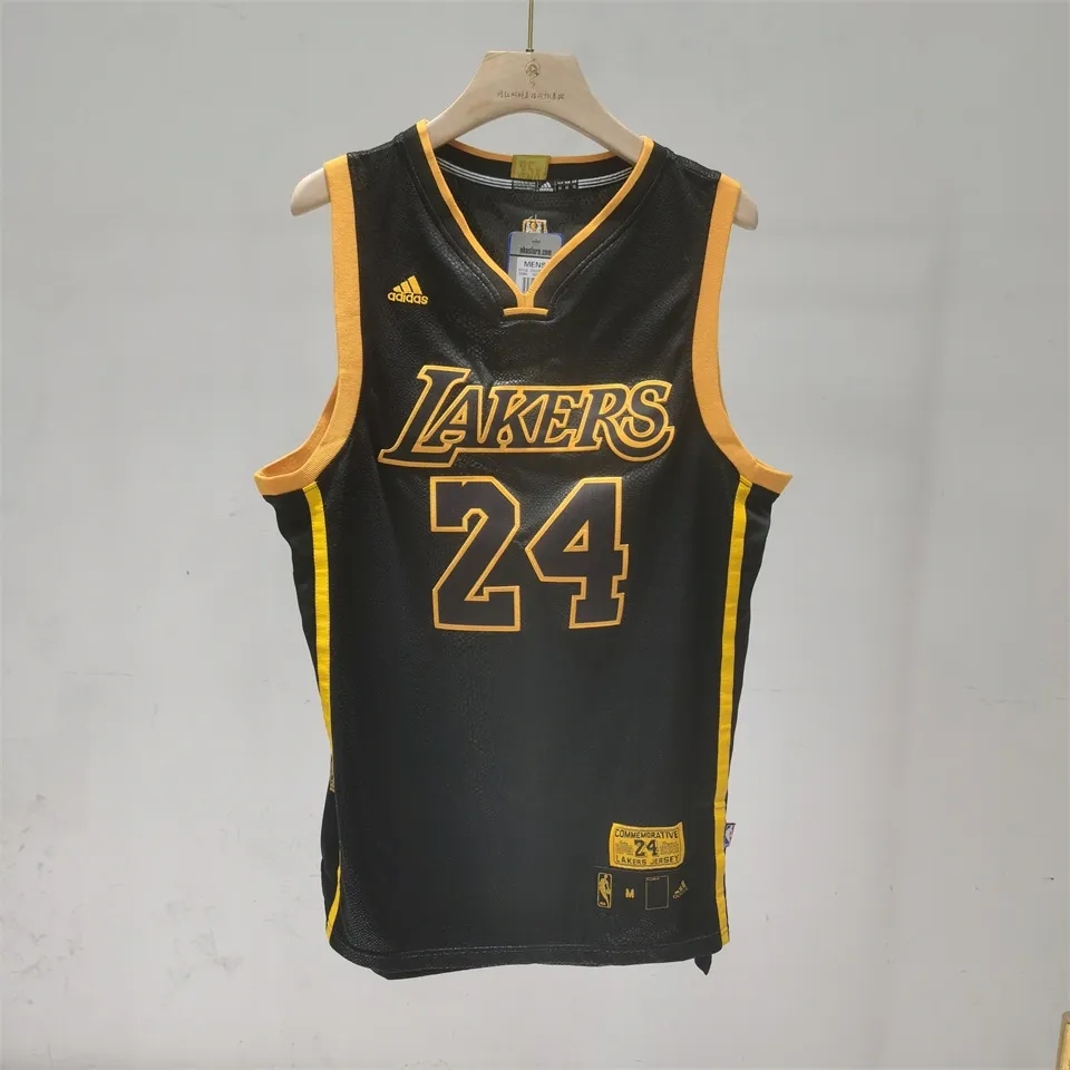 kobe bryant24号网眼刺绣高品质球衣1-1-1