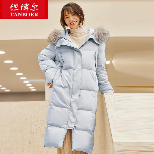 TD19172 坦博尔女长款毛领厚面包 商品图0