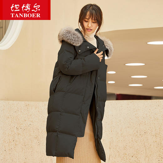 TD19172 坦博尔女长款毛领厚面包 商品图1