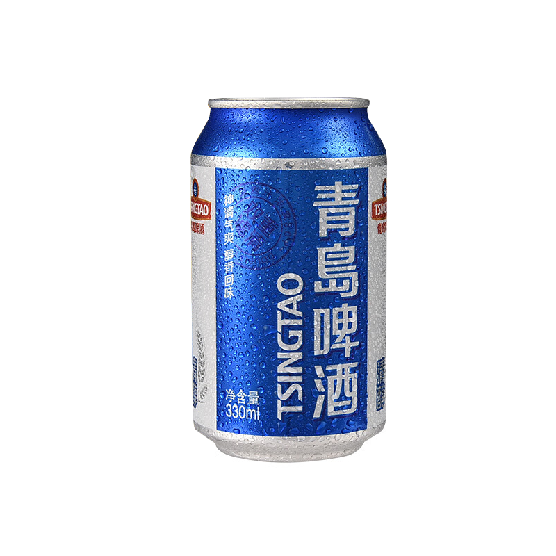 青岛啤酒清醇8度整件24瓶330ml