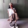 Burberry格纹白色T 商品缩略图3