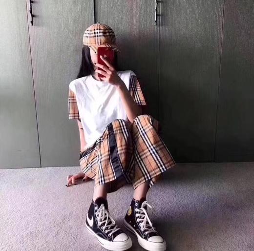Burberry格纹白色T 商品图3