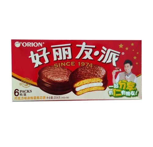 好丽友巧克力派204g 商品图0