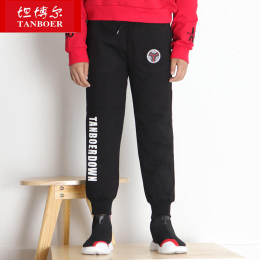 TC18016 坦博尔羽绒裤大童男童男孩休闲运动裤子 商品图0