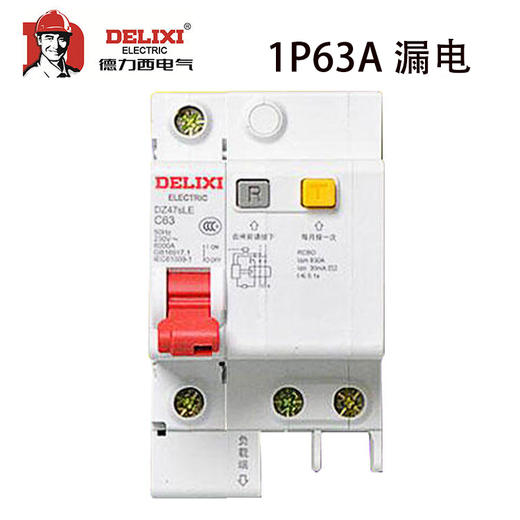 德力西 1P63A带漏电 时价 商品图0
