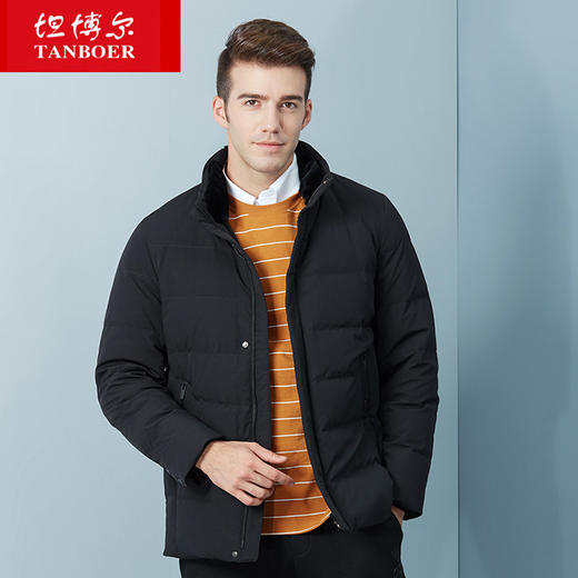 TA18557 坦博尔小立领带獭兔毛短款面包 商品图0