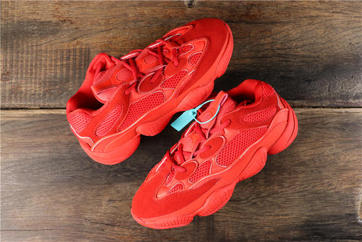 阿迪达斯-Adidas YEEZY椰子500青灰深灰深蓝黄红全黑武士盐渍 盐雾灰初代白灰 商品图2
