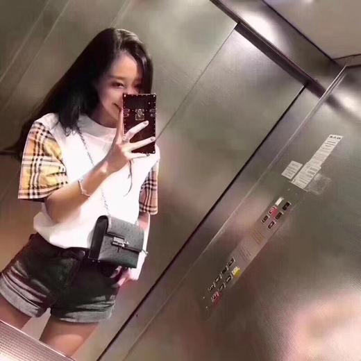 Burberry格纹白色T 商品图1