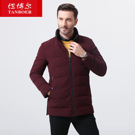 TA17335 坦博尔秋冬商务羽绒服男士修身时尚立领羽绒外套