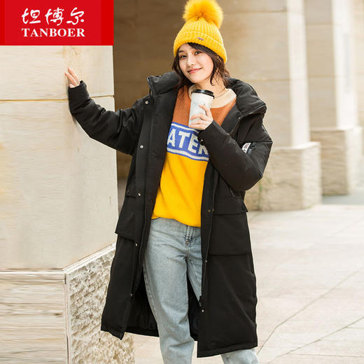 TD19186坦博尔女净面长款连帽 商品图0