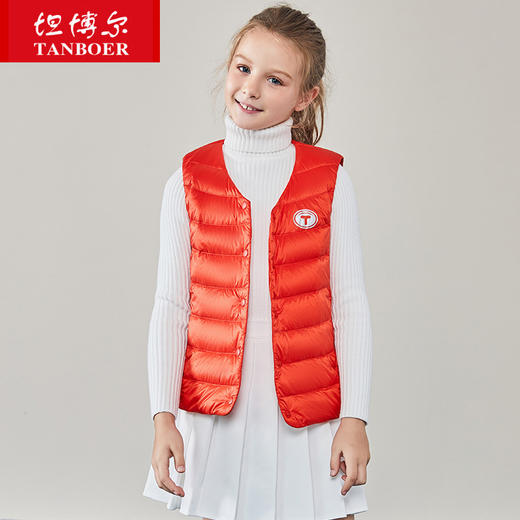 TC19101 坦博尔2019秋冬新品童装马甲 商品图1