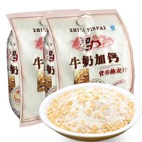智力牛奶加钙麦片800g