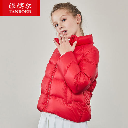 TC19336童装羽绒服男女时尚立领轻薄运动保暖秋冬外套 商品图1