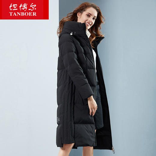 TB18780 坦博尔连帽小廓形长款面包 商品图0