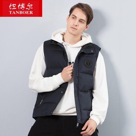 TA18007坦博尔立领商务外穿马夹 商品图1