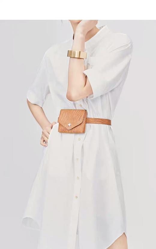 诗凡黎2020新款宽松衬衫裙中长款衬衣连衣裙女3B4190581 商品图2