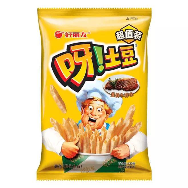 好丽友呀土豆牛排130g