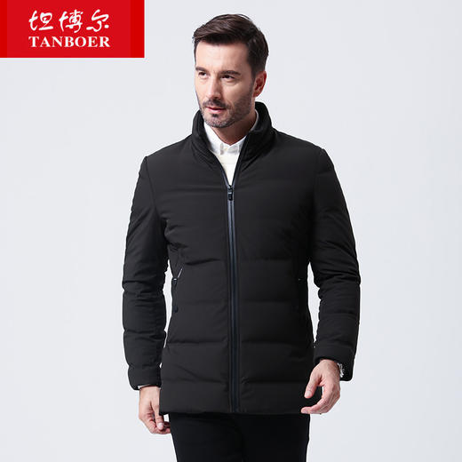 TA17335 坦博尔秋冬商务羽绒服男士修身时尚立领羽绒外套 商品图1