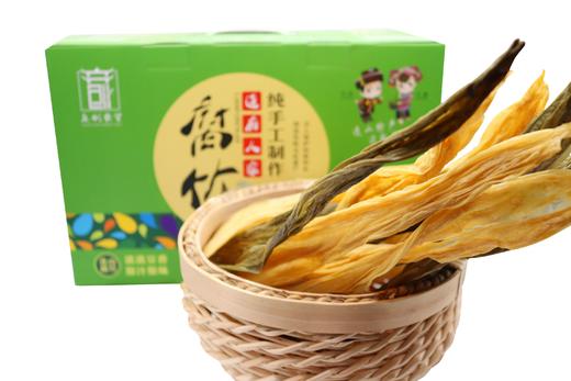 《连府人家》黄豆腐竹250g+黑豆腐竹250g 礼盒装 商品图0