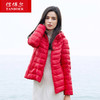 TB18238坦博尔羽绒服女2018秋冬新品轻薄时尚休闲连帽宽松潮外套 商品缩略图1