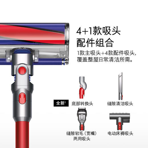 全新国行正品戴森Dyson吸尘器 V10 Fluffy Extra手持无线吸尘器 家用除螨 宠物家庭适用 商品图1