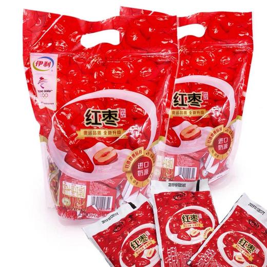 伊利低温红枣大包酸奶100g×10袋 商品图0