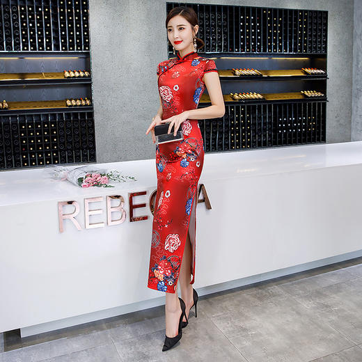 上海旗袍厂中国风连衣裙修身显瘦日常旗袍（临时） 商品图1