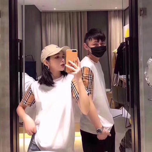 Burberry格纹白色T 商品图2