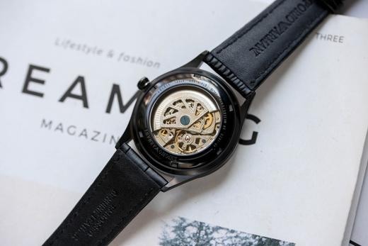 阿玛尼时尚皮带男女表时尚镂空全自动机械表  Armani AR1981 提高逼格 商品图2