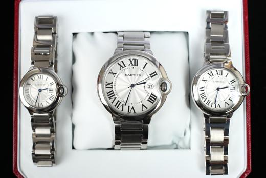 卡地亚（Cartier） 蓝气球系列 蓝宝石水晶玻璃镜面 经典折叠扣 ， 商品图4
