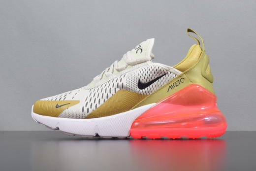 Nike Air Max 270 半掌气垫女子慢跑步鞋粉色/白白粉黑白黑绿白黄粉白蓝红 商品图3