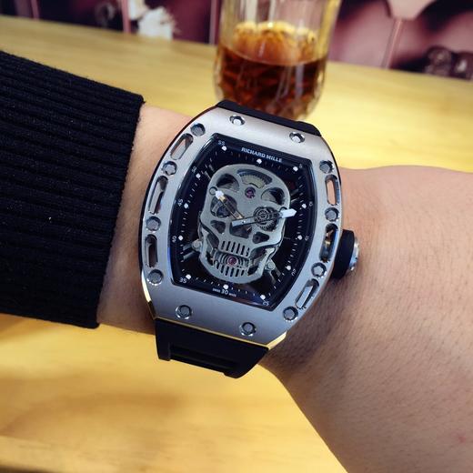 【Richard Mille 】理查RM052颅骨腕表全新延续特别版金鬼款  骷髅头图案更惊悚炫酷抢眼敖，装置原装进口机械机芯，沿用高度纯钢铸造壳身，注重每一处细节 商品图1