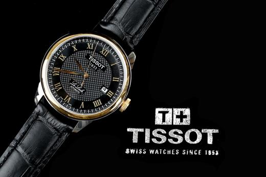 天梭力洛克机械表，TIssot T41单历， 商品图4