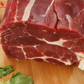 【秒杀价】常州苏食新西兰冰鲜牛后腱（0-4℃保鲜储存）3.89kg/袋