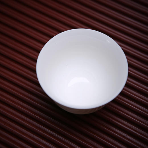 【盖碗/茶壶】定制玉瓷3寸盖碗甜白瓷三才盖碗 商品图3