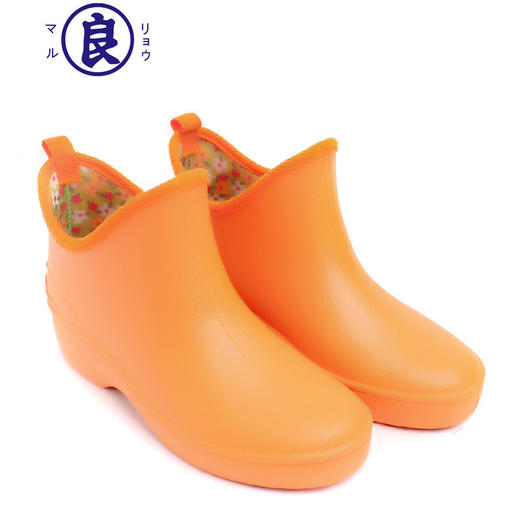 日本丸良MARURYO切尔西雨鞋磨砂圆头款F-3 商品图6