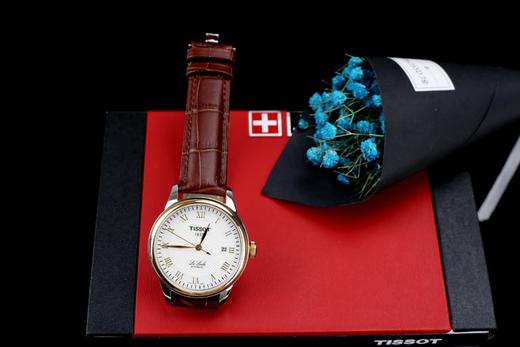 天梭力洛克机械表，TIssot T41单历， 商品图0