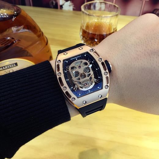 【Richard Mille 】理查RM052颅骨腕表全新延续特别版金鬼款  骷髅头图案更惊悚炫酷抢眼敖，装置原装进口机械机芯 商品图6