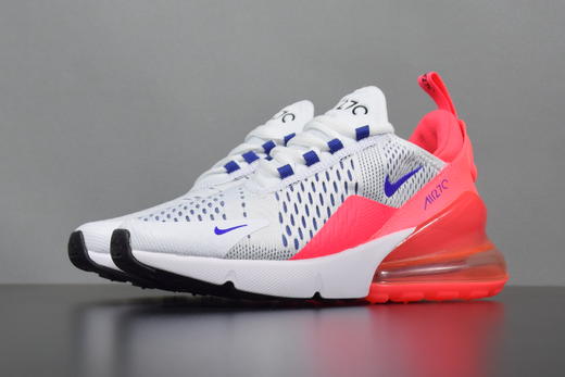 Nike Air Max 270 半掌气垫女子慢跑步鞋粉色/白白粉黑白黑绿白黄粉白蓝红 商品图4
